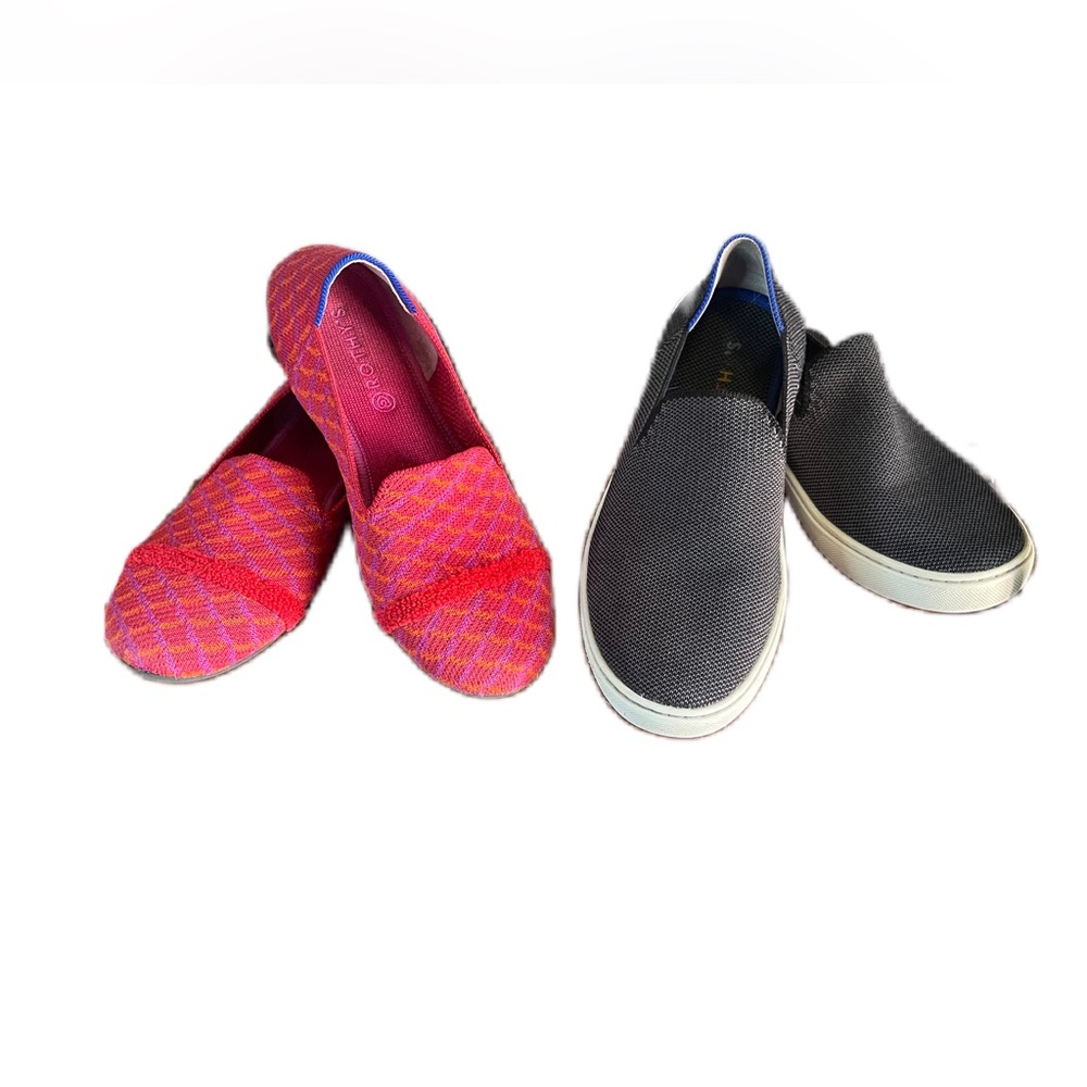 Rothy’s Loafer Pomegranate Grid & The Kids Sneaker